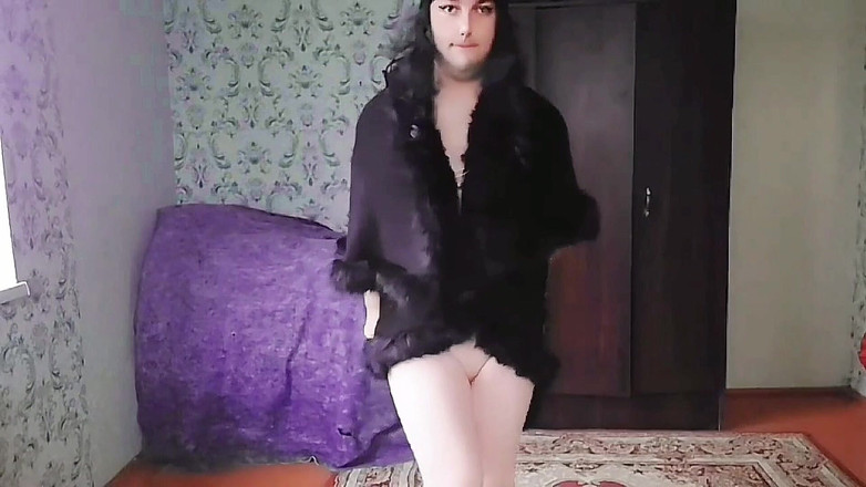 Kitty_Cross: Playful Sissy Hiding Behind Hands with Giggle