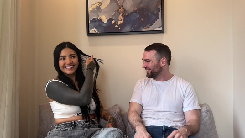 Andres Acosta: Behind the Scenes with Tatted Big Booty Latina, La Rola