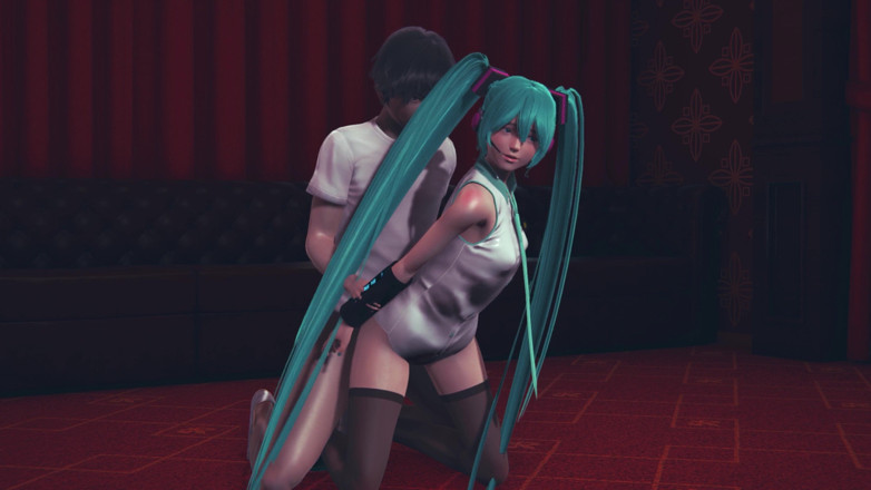 Waifu club 3D: Міку відтрахали в дупу в стриптиз-клубі