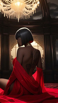 Storm Queen se tape le dos de son amant