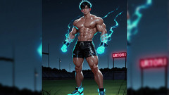 Erotic Man: 肌肉幻想男人 ai 幻灯片