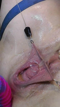 Far Spread Pussy Fucked by Machine 328 E