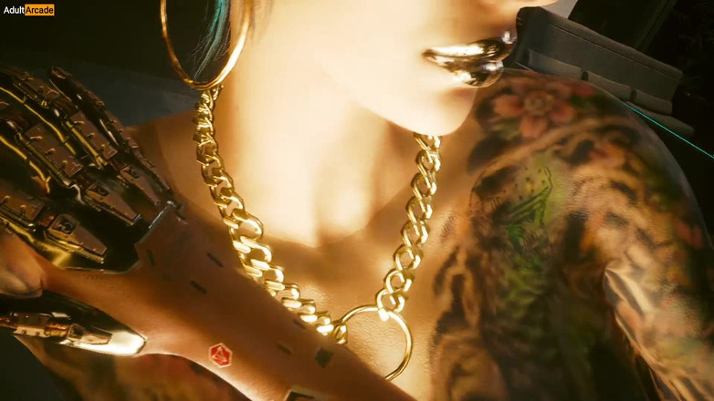 LewdArcade: Cyberpunk 2077 Denny &amp; Cheri Nowlin 핫한 장면 모드 Joytoy 섹스 장면 모음집