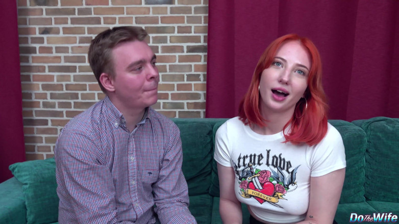 Porn Gutter: Redheaded Wife Emma Korti Gets Anally Creampied as Husband Watches