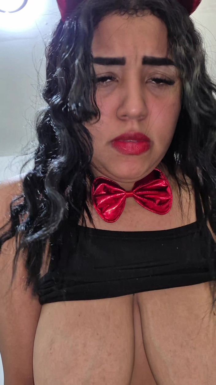 Pikaa6: My Girlfriend Dressed in Devils for Halloween Sucks My Big...
