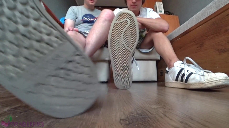 Ethan Alex: Sneakers, socks and bare feet - two masters dominate you