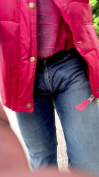 Out Walking Commando and the Monster Inside My Jeans Is Bulging Out