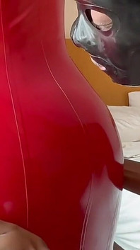 Letting My Sub Shine My Latex Infront of My Husband