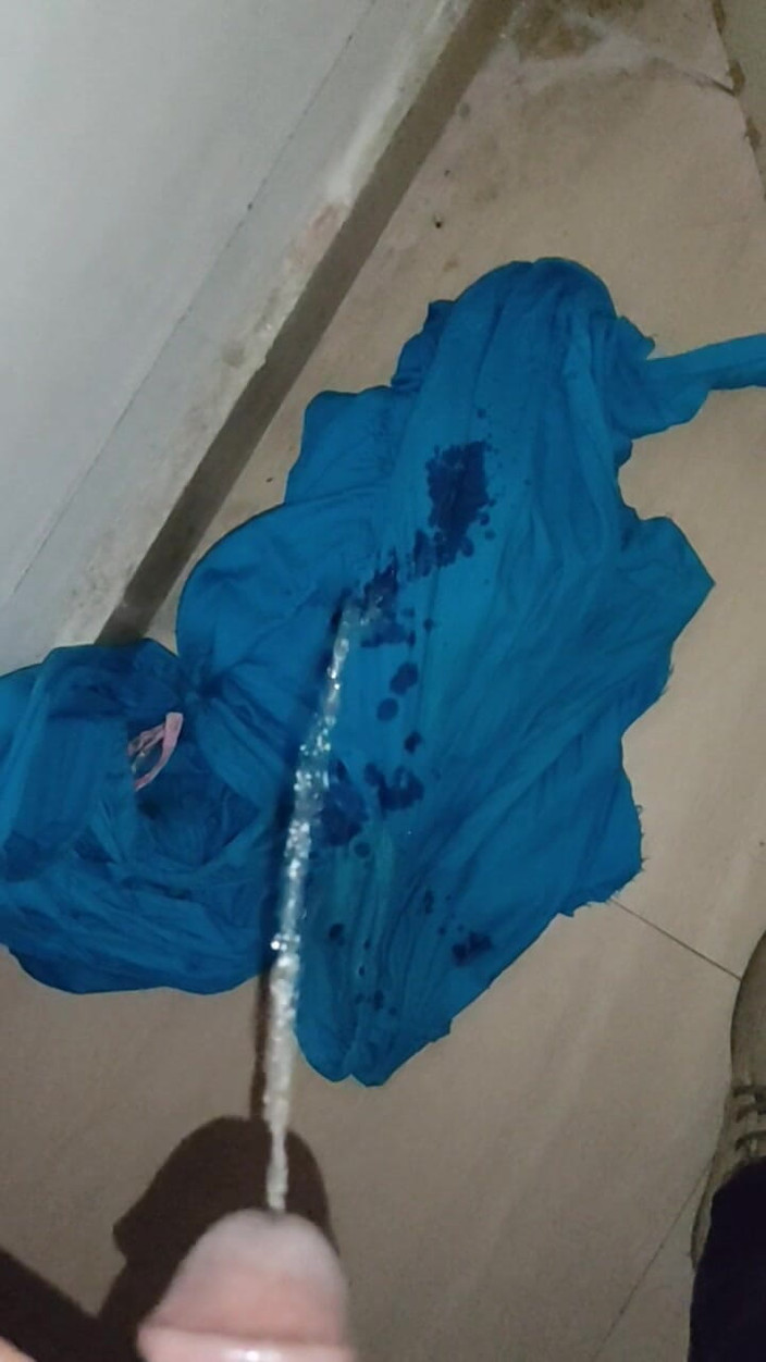 Satin And Silky: Satynowy jedwabna ręczna robota porno - sikanie na pielęgniarkę garnitur Salwar...