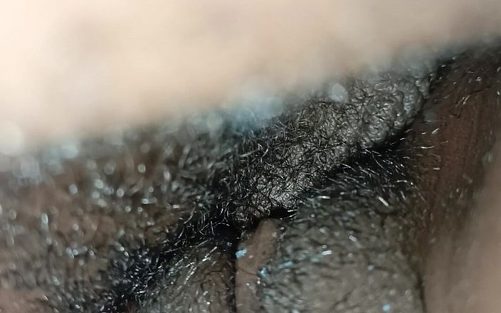 Valpee: Big Boobs and Sweet Ebony Black Hairy Pussy Stepsister Share...
