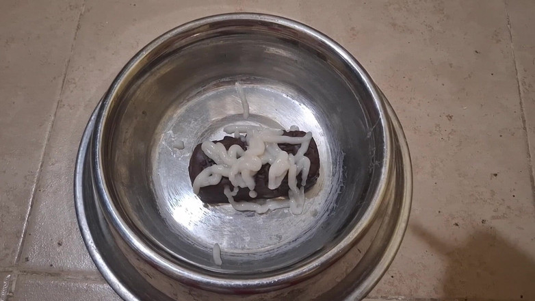 fermerino: Trans-mädchen isst sperma und inflationsfetisch nach dildo-blowjob