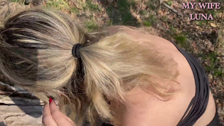 My Wife Luna: Ich hatte einen guten fick, während wir im wald gingen