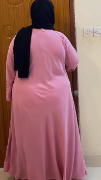 Morocco Huge Boobs & PAWG Beautiful Hijabi Hot Stepaunty Want Fuck From Neighbor