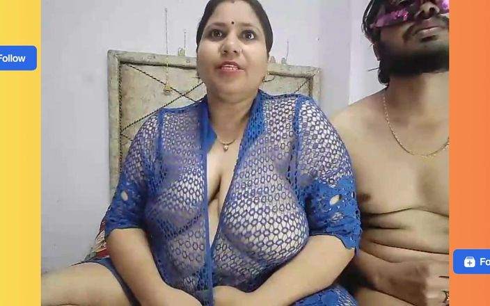 Randi Riya: Une bhabhi indienne desi baise avec une grosse noire avec...