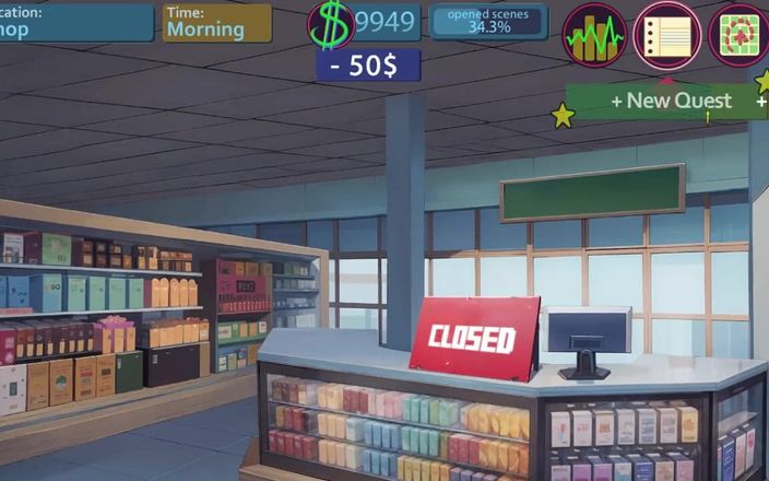 LoveSkySan69Real: Taffy Tales V1.07.3c, partie 92, employée de magasin excitée géniale ! par...