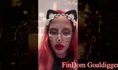 FinDom Goaldigger: Cat shemale princess transformation