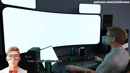 Visual Novels: SexBot 47 - дві мамки-лесбіянки