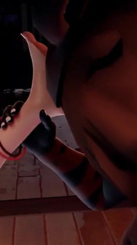 Genshin Impact Yae Miko Fucked Roughly by a Hilichurl - Barefoot Missionary Sex Video