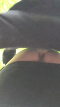 Fucking My Boyfriend Bareback in Park