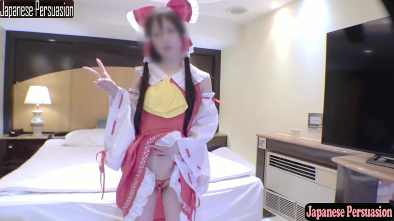 Asian cutie: Štíhlá downer dívka ve stylu oblečení Cosplayer ukazuje své tiché...