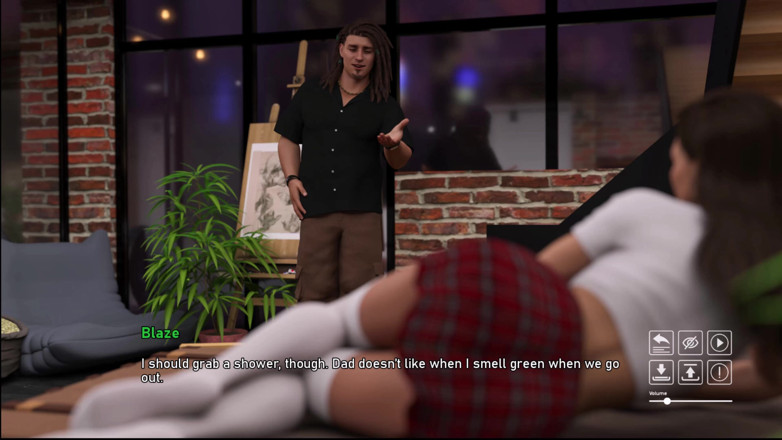 Johannes Gaming: Stappen van Debauchery 44 Riley ging en rookte joints met Blaze