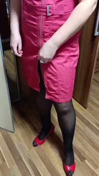 My Slut Shows Me Her New Dress