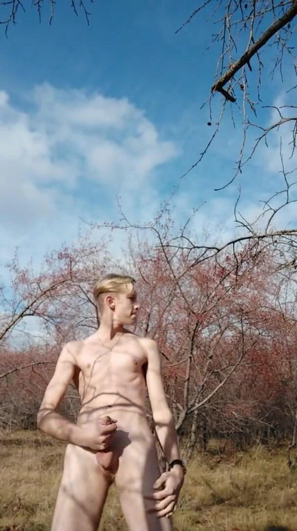 Dick Boys Studio: Guy caught jerking off in the park