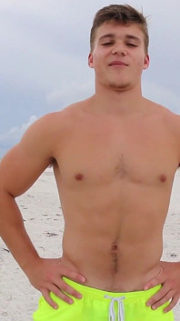 Nový ohromující teen Jock Kyle Dean