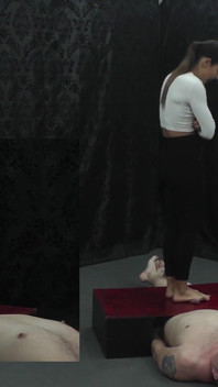 Mistress Nomi Crush Cock and Balls! Picture in the Picture!