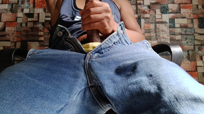 Hornyboy2058: Solo-typ stöhnt hart beim streicheln - volle vergnÃ1/4ckssitzung