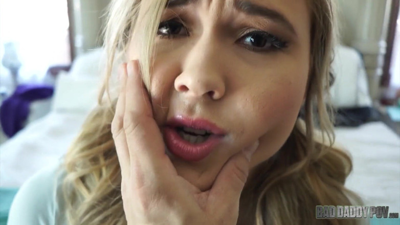 BadStepFamilyPov: Alyssa Cole loves to suck stepdaddy's cock