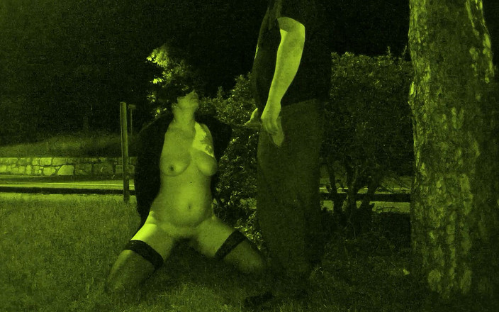 Toilet Mommy: 在街边对穿着丝袜的我裸体婊子撒尿和撸管