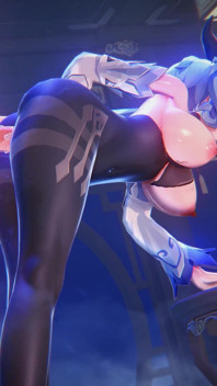 Impak Genshin - Seks Waktu Malam Intim Ganyu Dengan Aether - Animasi Hentai 3D