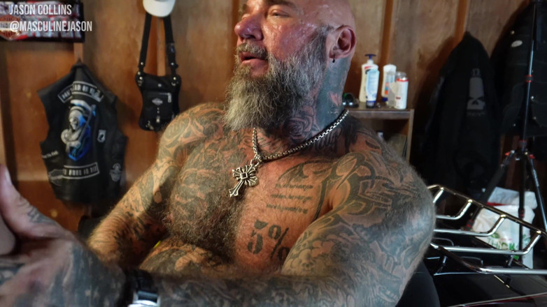 MasculineJason - Jason Collins: Interracial bareback on my Harley
