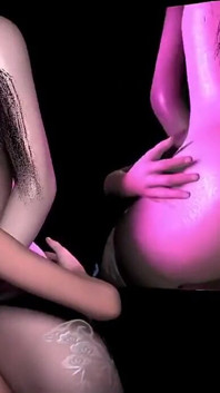 3D süßes asiatisches schätzchen, das sexy dessous trägt, wurde so hart gefickt