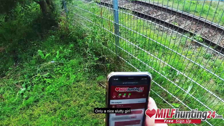 MILF Hunter 24: Follada caliente al aire libre con Harleen van Hynten! Milfhunting24