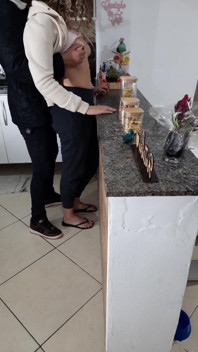 Stepdaughter Can't Even Rest While Having Breakfast.