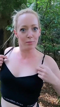 Nowe wideo: bezczelnie złapany podczas biegania! Turysta daje mi kremówka! Biegałem w lesie, kiedy gwizdał