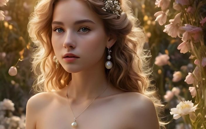 AI Girls: Retratos desnudos artísticos de alta calidad de una hermosa joven 1 -...