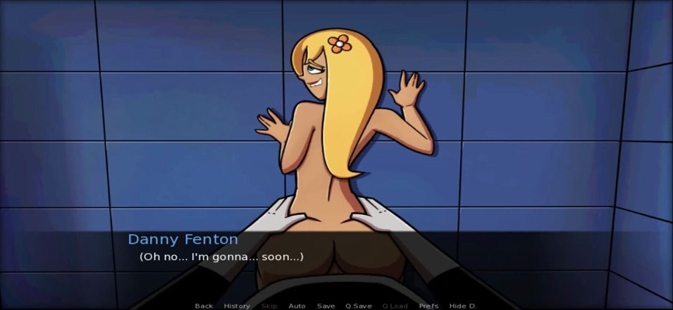 Hentai World: Amity公园在淋浴时热辣性爱