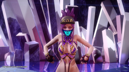 3D-Hentai Games: [MMD] (G)I-DLE - Tomboy hot striptease dance Ahri Akali Evelynn Kaisa League...