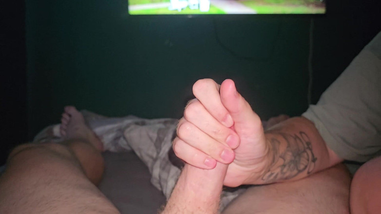 Brock Hard: She Gives Me a Wet Sloppy Handjob Untill I Release...