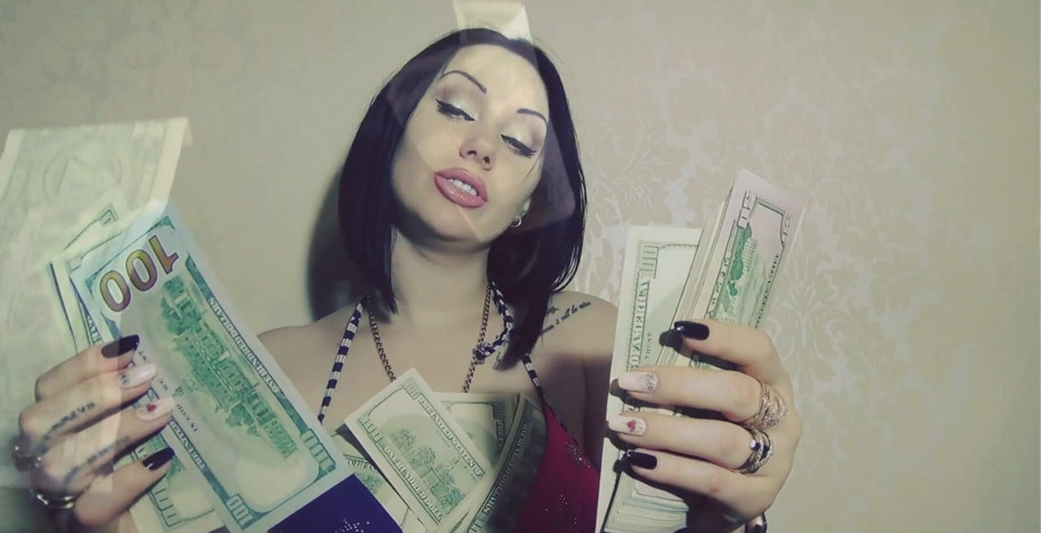 I Love Cash, Cash Loves Me! You Love Me and Spend on Me! All Loving Me, Noone Loves You! (Goddess Misha Goldy)