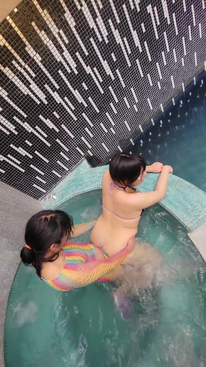 Crystal Phoenix: My Friend and I Had Fun in the Hot Tub