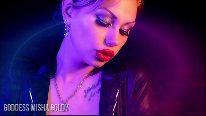 Goddess Misha Goldy: It’s not your hand! My lips are moving on your...