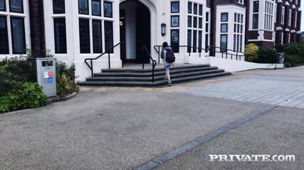 Private.com: Luna Rival enrolls in our art college and gives anal