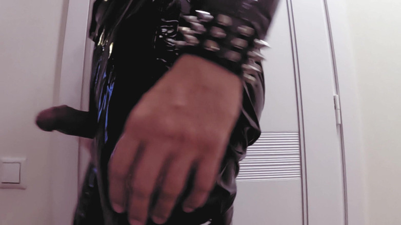 Tranny Bunny: 솔로 라텍스 토끼 빅 딕 BDSM 페티시 자식