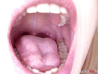 Inside My Mouth: Clip tôn sùng miệng với Angel Wicky fullhd - bên trong...