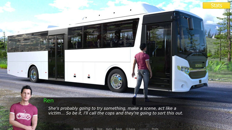 3D Cartoon Porn: Erotica 8- Ren sditalina Harper sul bus dopo averla colta a...