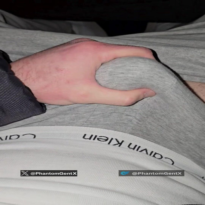 PhantomGentX: German Stepdaddy After Gym Workout Horny in Grey Ck Jerks...